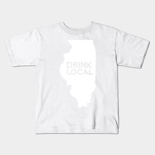 Illinois Drink Local IL Kids T-Shirt